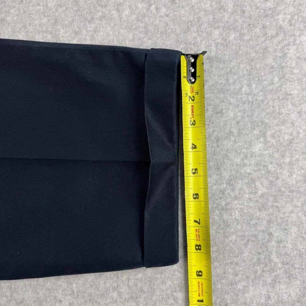 Jos. A. Bank Traveler's Dress Pants Mens 40x29 Blue Cotton Pleated Cuffed Office